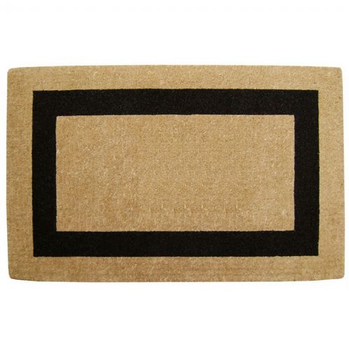 Heavy Duty Coir Mat with Black Single Picture Frame 36" × 72" NH-O2178