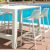 Air Outdoor Bar High Chair White ISP068-WHI #8