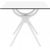 Air Square Outdoor Dining Table 31 inch White ISP700-WHI #3