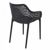 Air XL Outdoor Dining Arm Chair Black ISP007-BLA #2