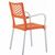 Bella Outdoor Arm Chair Orange ISP040-ORA #5