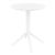 Lucy Round Bistro Set 3 Piece with 24" Table Top White ISP1294S-WHI #3