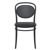 Marcel Resin Outdoor Chair Black ISP257-BLA #3