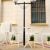Sky Air Square Bar Set with 2 Barstools White ISP1162S-WHI #5