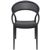Sunset Outdoor Dining Chair Black ISP088-BLA #4