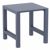 Vegas Outdoor Bar Table 39 inch to 55 inch Extendable Dark Gray ISP782