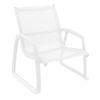Pacific Club Arm Chair White Frame with White Sling ISP232