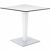 Riva HPL Top Square Table 24 inch White ISP884H60