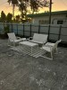 Customer Photo #1 - Pacific 4 Piece Patio Lounge Set with Arms White ISP238-WHI-WHI
