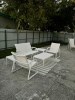 Customer Photo #3 - Pacific 4 Piece Patio Lounge Set with Arms White ISP238-WHI-WHI