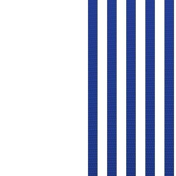 White - Navy Blue & White