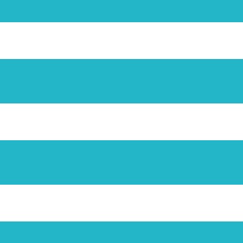 Turquiose White Stripe