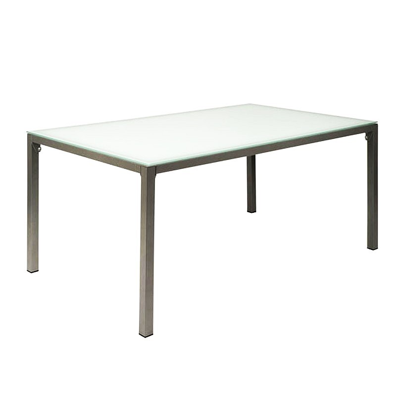 Uno Rectangle Aluminum Dining Table