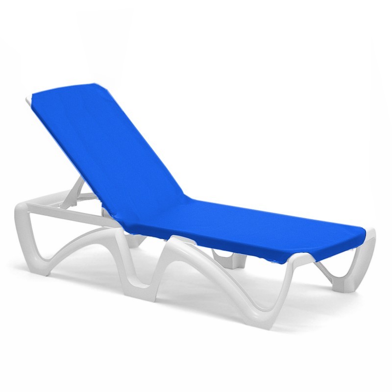 Adjustable Sling Chaise Lounge - Blue