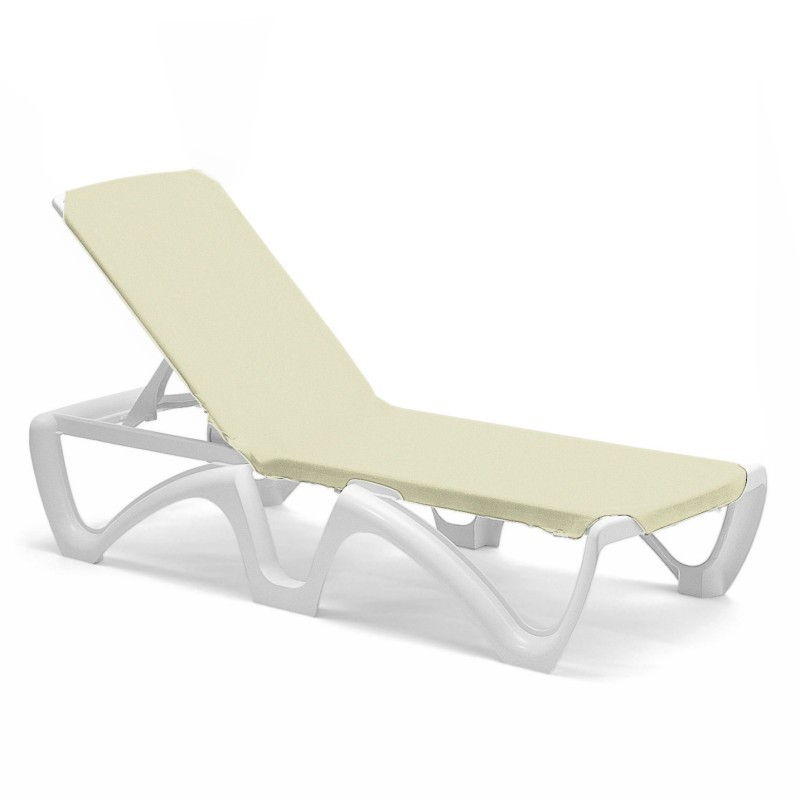 Adjustable Sling Chaise Lounge - Beige