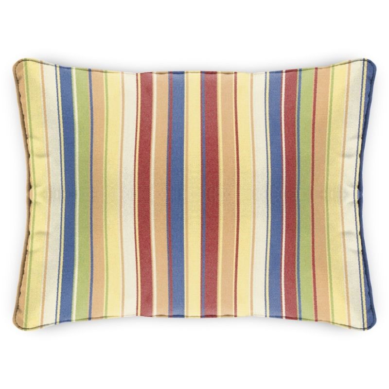 Pillow Cover Rectangle Zippered Welted 22x14 Stripes alternative photo #5