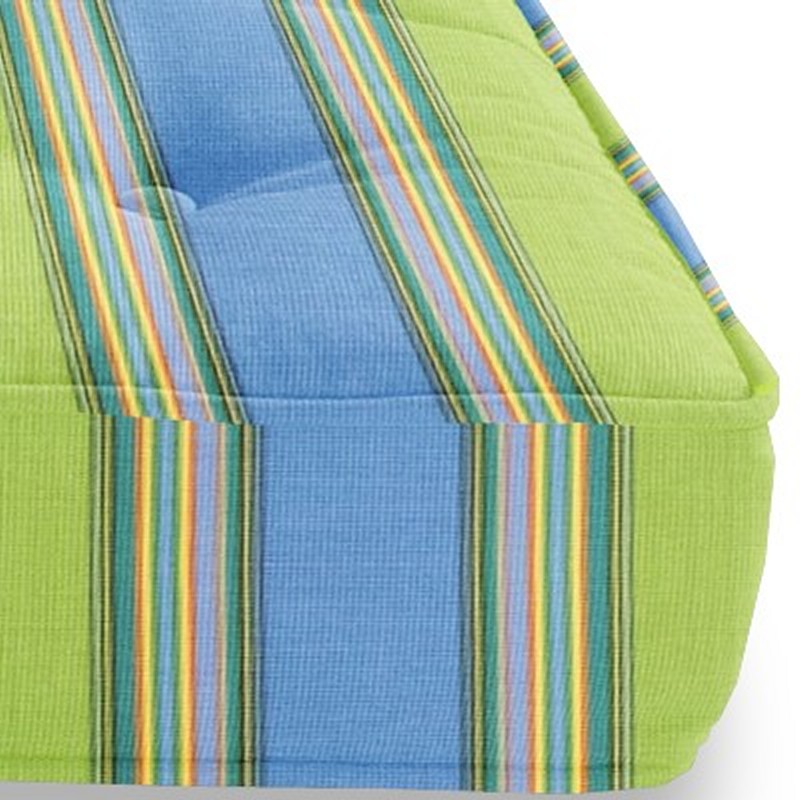 Sunbrella&reg; Square Floor Cushion - Bravada Limelite alternative photo #0