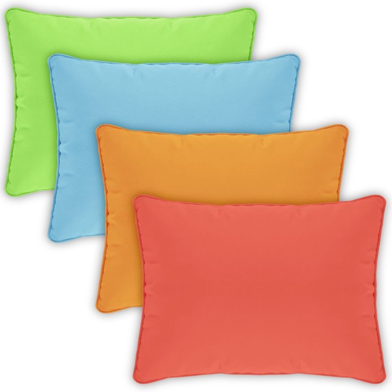 Most Popular in Washington: Patio Furniture Cushions: Outdoor Pillows - Rectangle: Rectangle Outdoor Pillow 22x14 Solids