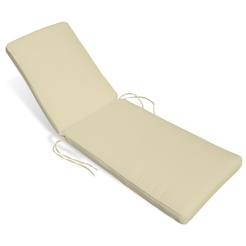 Sunbrella Outdoor Chaise Cushion 24W x 76L x 4H Stripes : Sunbrella Chaise Cushions