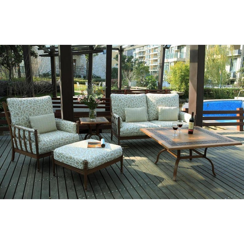 Castillo Estate Sized Patio Deep Seating Group 5 piece