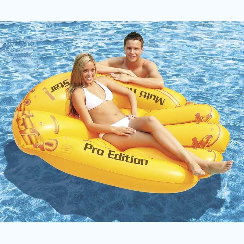 Pool & Beach: Inflatable Pool Floats: Baseball Glove Inflatable Lounge Float