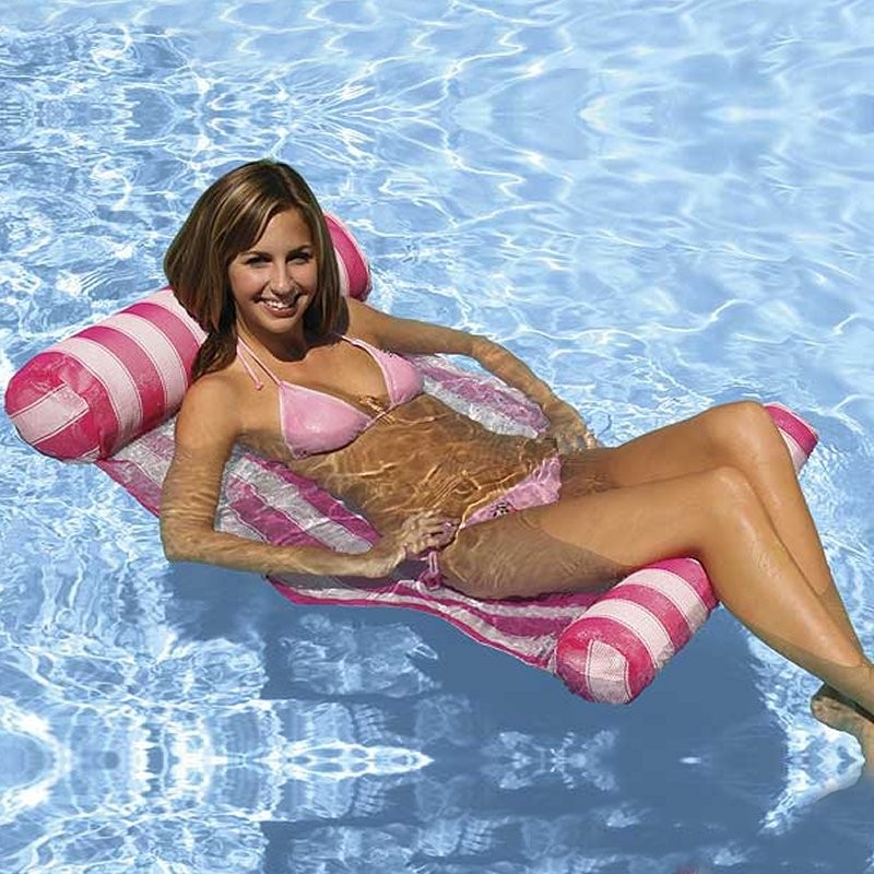 Water Hammock Inflatable Pool Lounger