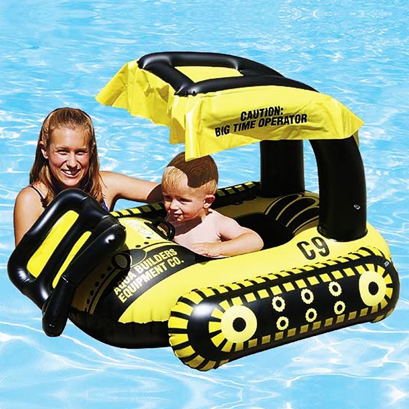 Bulldozer Infant Pool Float