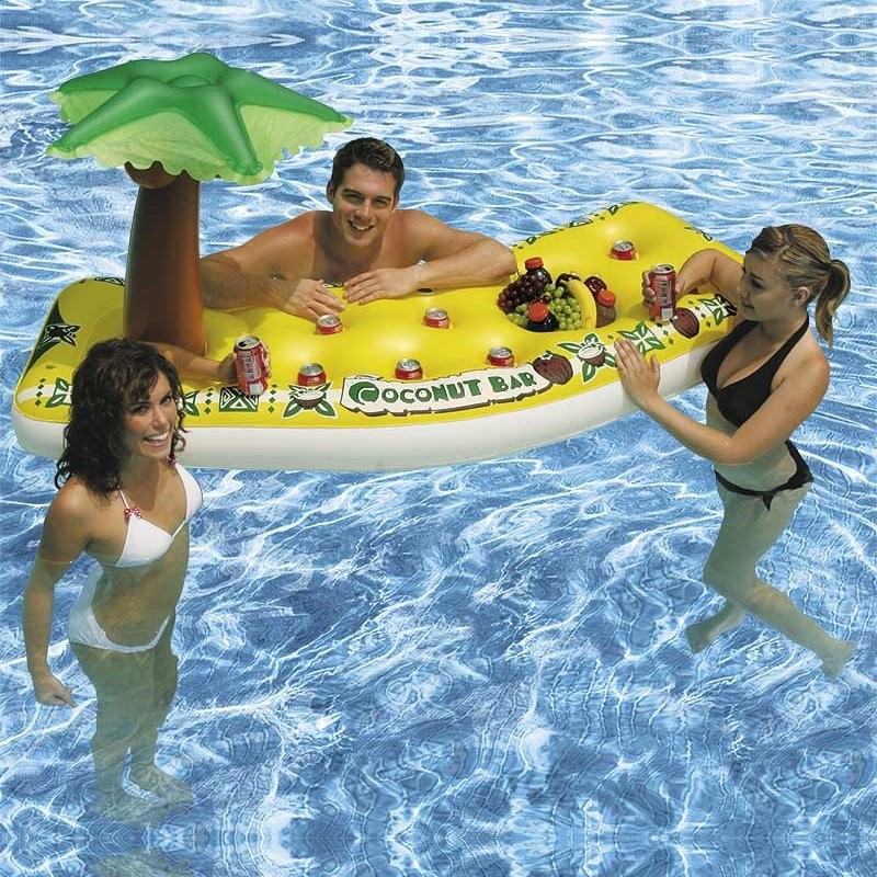Coconut Island Floating Pool Bar Coconut Island Floating Pool Bar