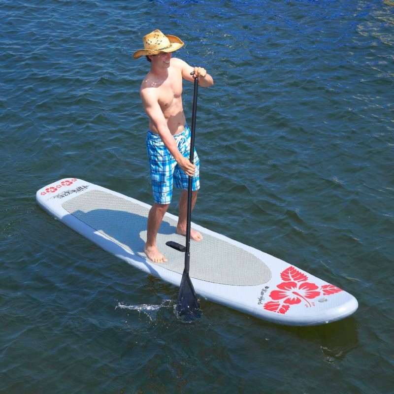 Newly added pool & beach products: Water Sports: Hibiscus Inflatable Stand up Paddle Board SUP