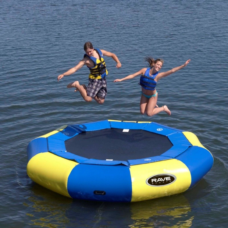 Pool & Beach: Water Trampolines: Aqua Jump Eclipse120 Water Trampoline with 12 feet Diameter