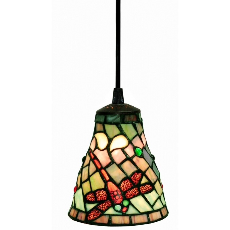 Tiffany-style Dragonfly Hanging Light : Classic Pendant Lights