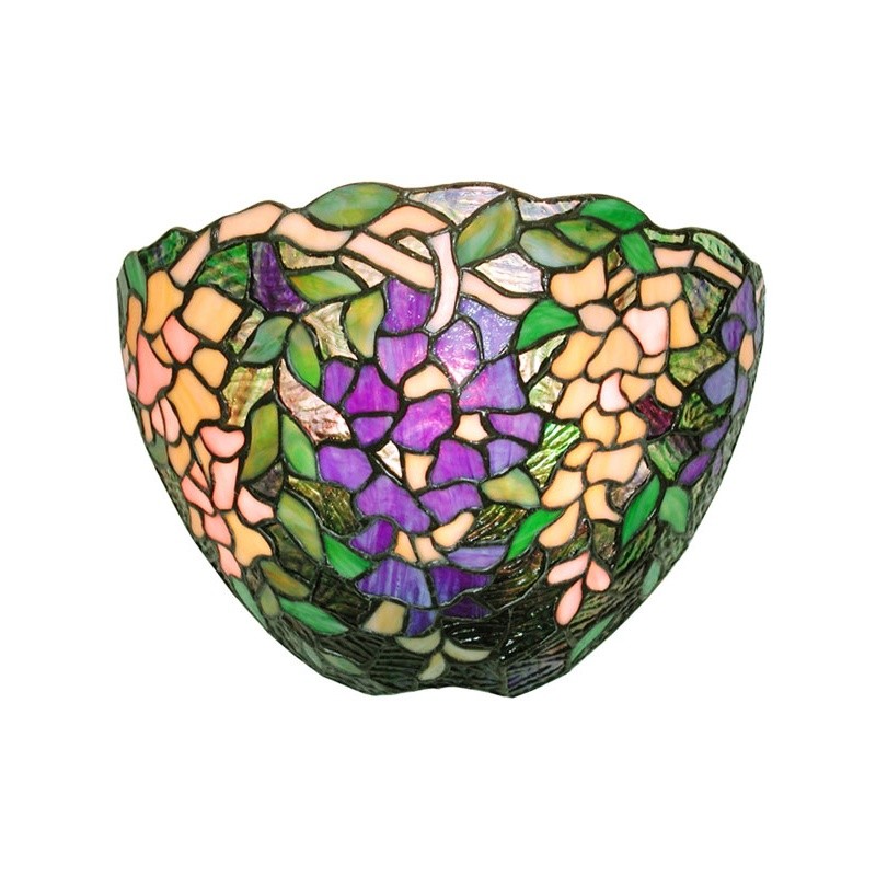 Tiffany-style Wisteria Wall Lamp : Wall Sconces