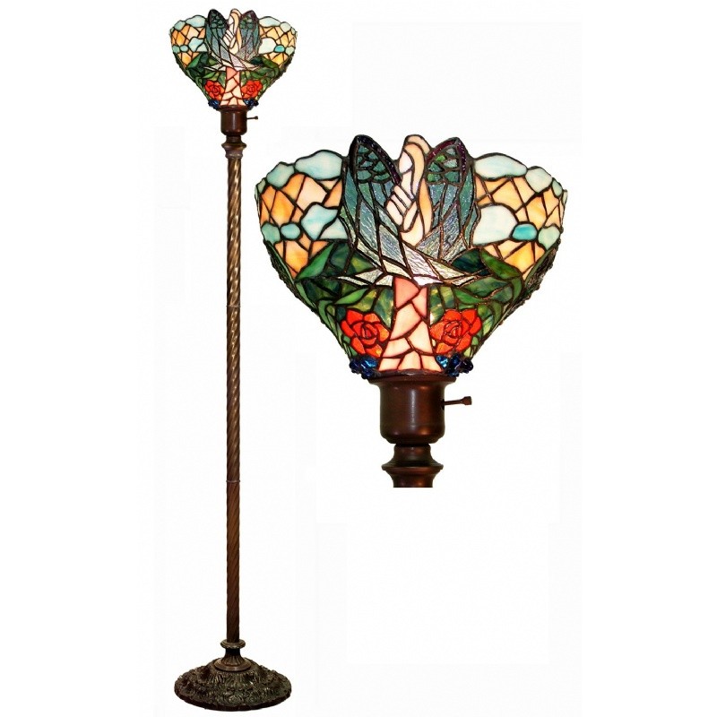 Tiffany-style Angelic Torchiere : Floor Lamps