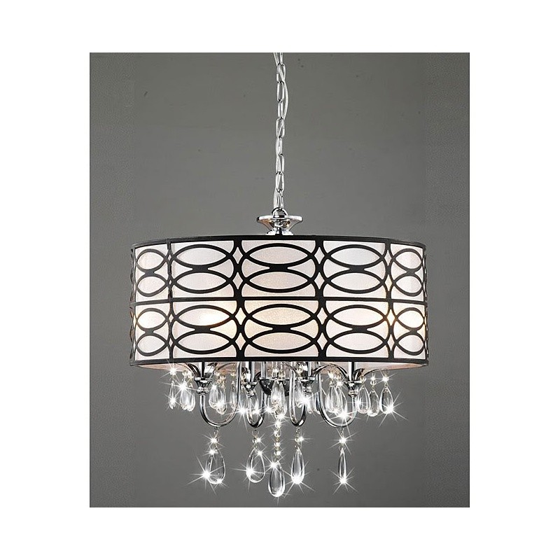 Olga Crystal Chandelier : Modern Chandeliers