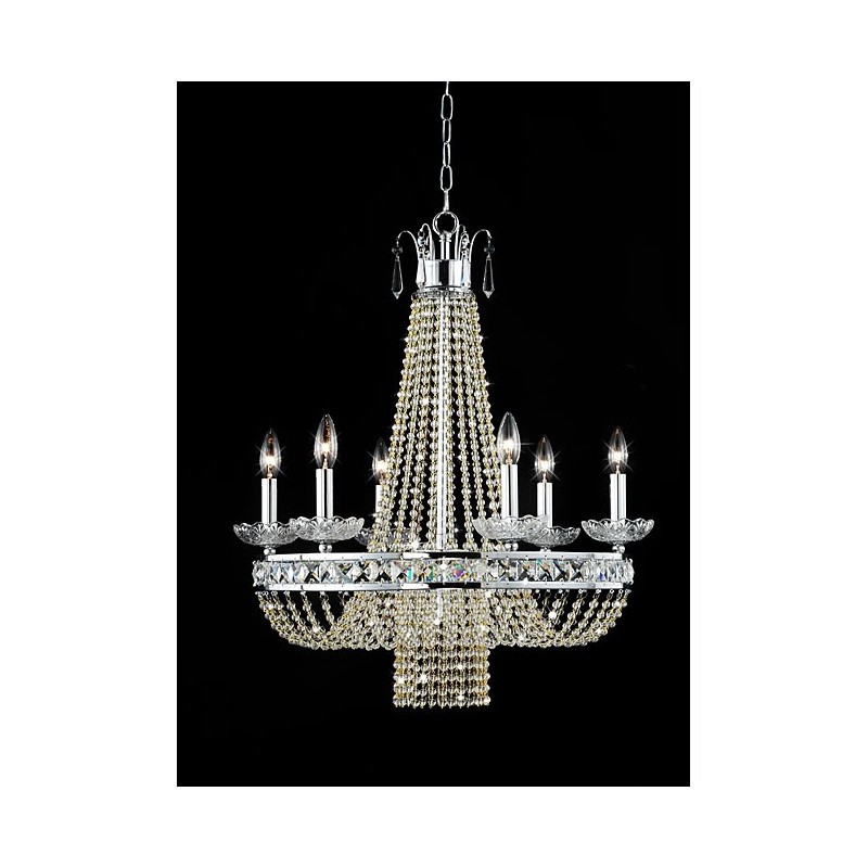 Euphoria Crystal Chandelier : Modern Chandeliers