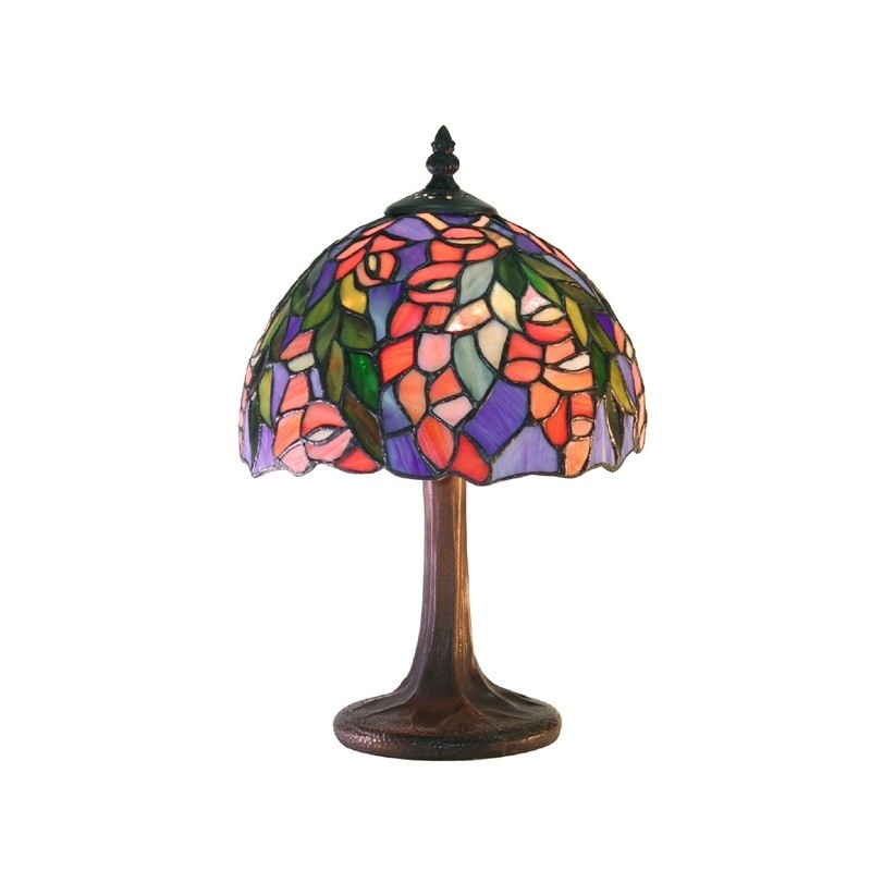 Lighting: Classic Table Lamps: Tiffany Style Floral Table Lamp