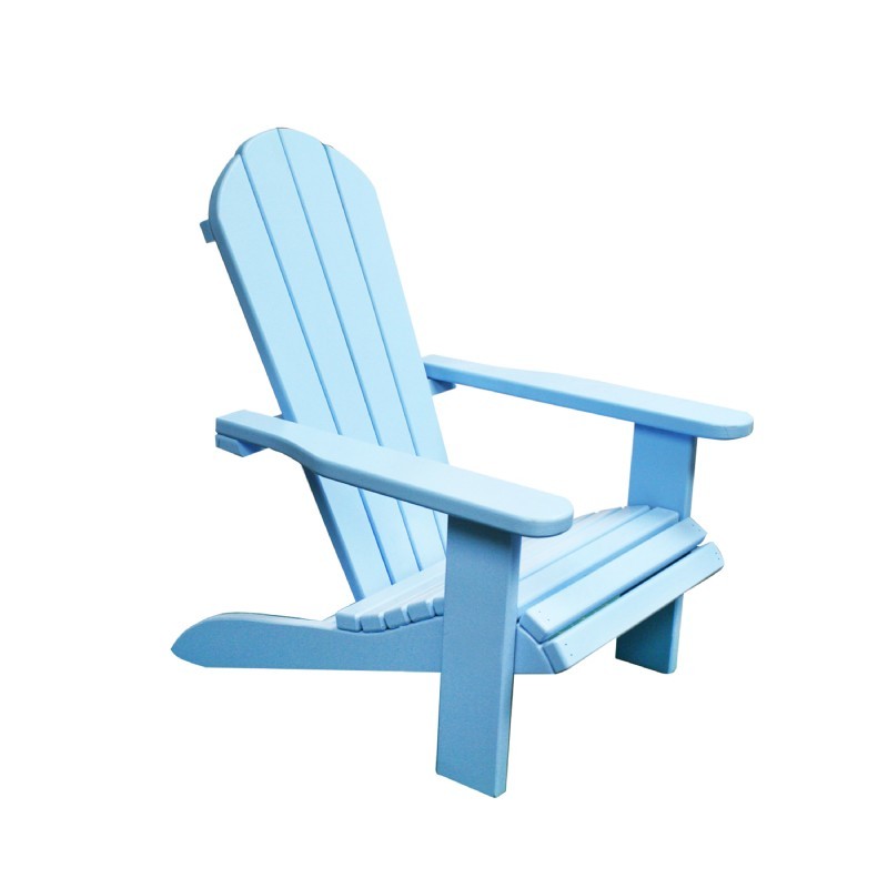 Outdoor Furniture: Kids Outdoor Furniture: Kids Wooden Outdoor Chair - Blue