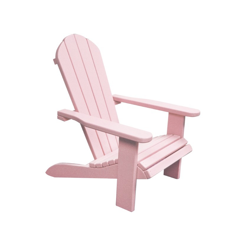 Outdoor Furniture: Kids Outdoor Furniture: Kids Wooden Outdoor Chair - Pink
