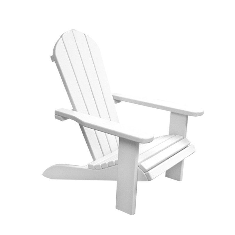 Outdoor Furniture: Kids Outdoor Furniture: Kids Wooden Outdoor Chair - White