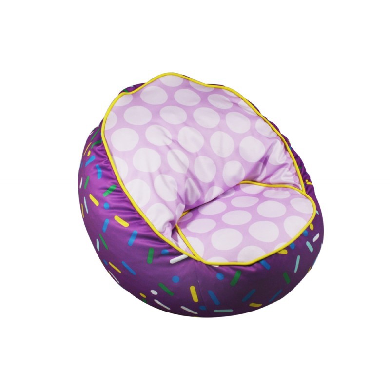 Sprinkles Bean Chair Lavender : Kids Bean Bags