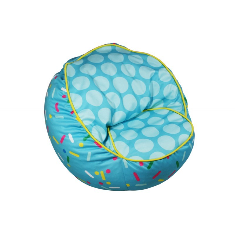 Sprinkles Bean Chair Blue : Kids Bean Bags