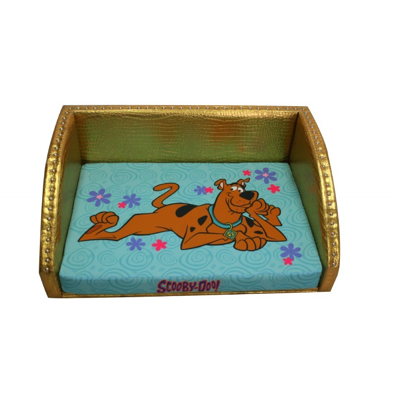 Newly added pets products: Dog Beds Large: SCOOBY-DOO&trade; Pet Bed Large Gold/Aqua