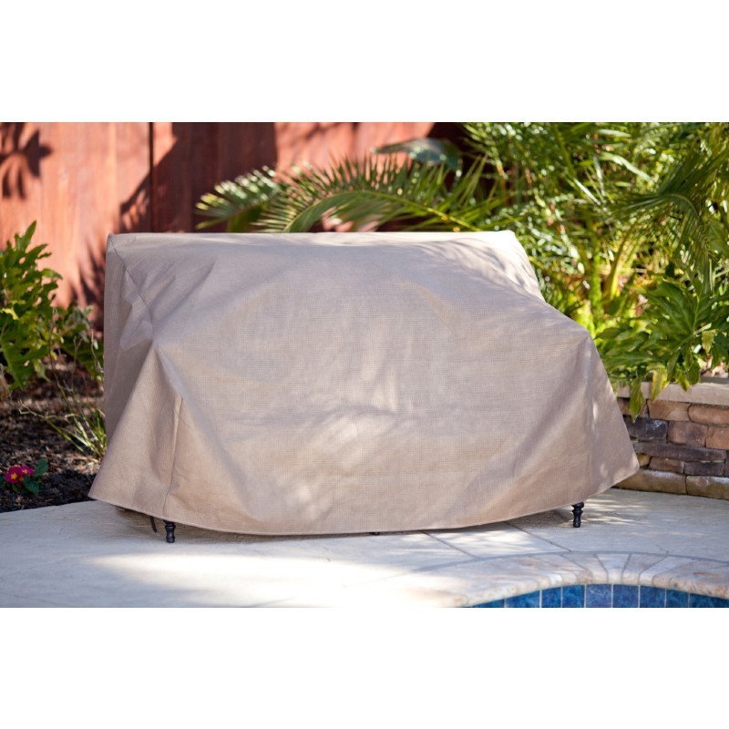 Patio Furniture Covers: Patio Chair Covers: Duck Covers Patio Loveseat Cover- 54"W × 37"D × 35"H
