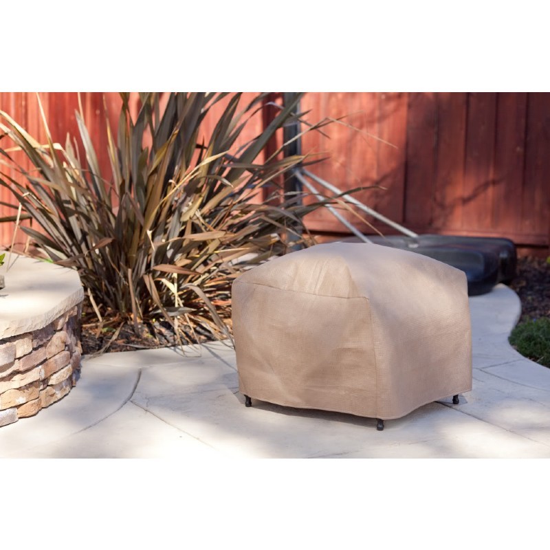 Patio Furniture Covers: Patio Chair Covers: Duck Covers Patio Ottoman / Side Table Cover- 24"L × 24"W × 18"H