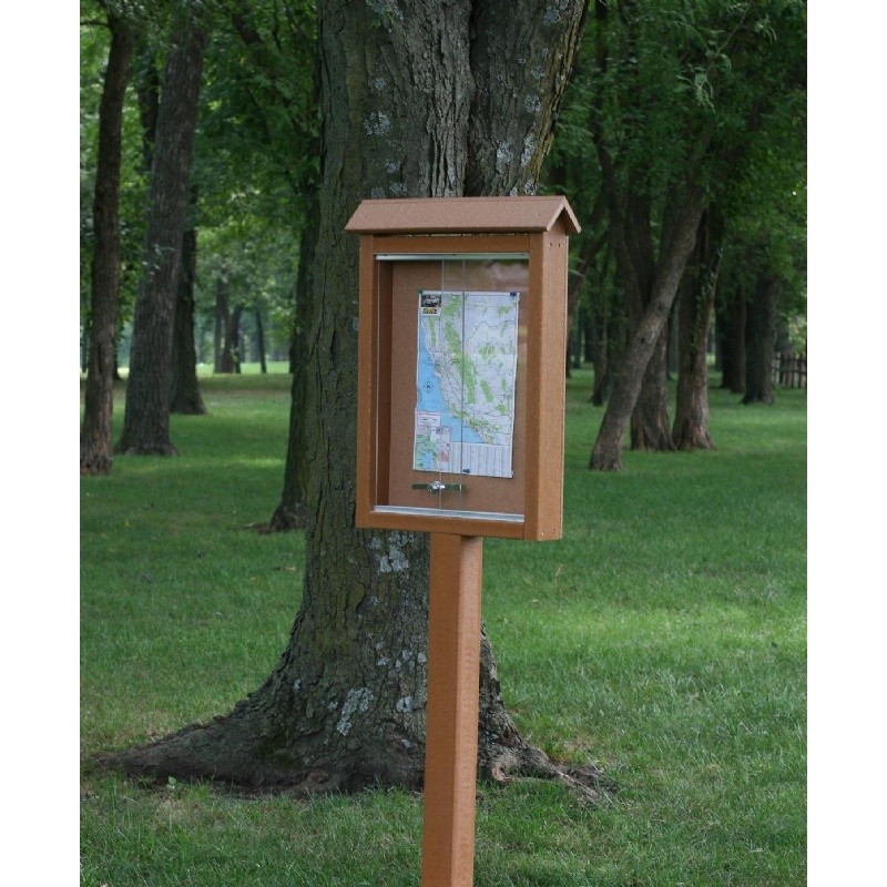 Home & Garden Recent Bestsellers: Outdoor Message Centers: Small Message Center Resinwood One Side, No Post 20 &times; 26 Inch.