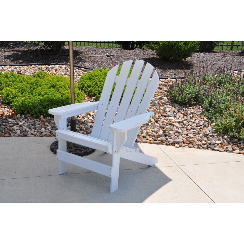 Outdoor Furniture: Plastic: Cape Cod Adirondack Chair Recycled Plastic