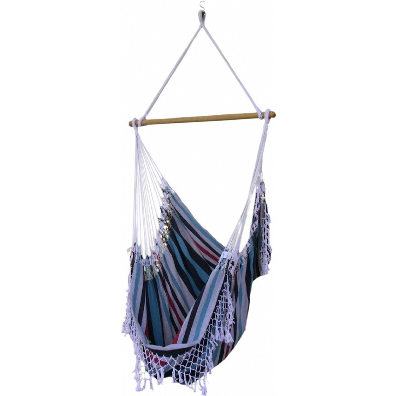 Outdoor Furniture: Hammocks: Brazilian Hammock Chair (Denim)