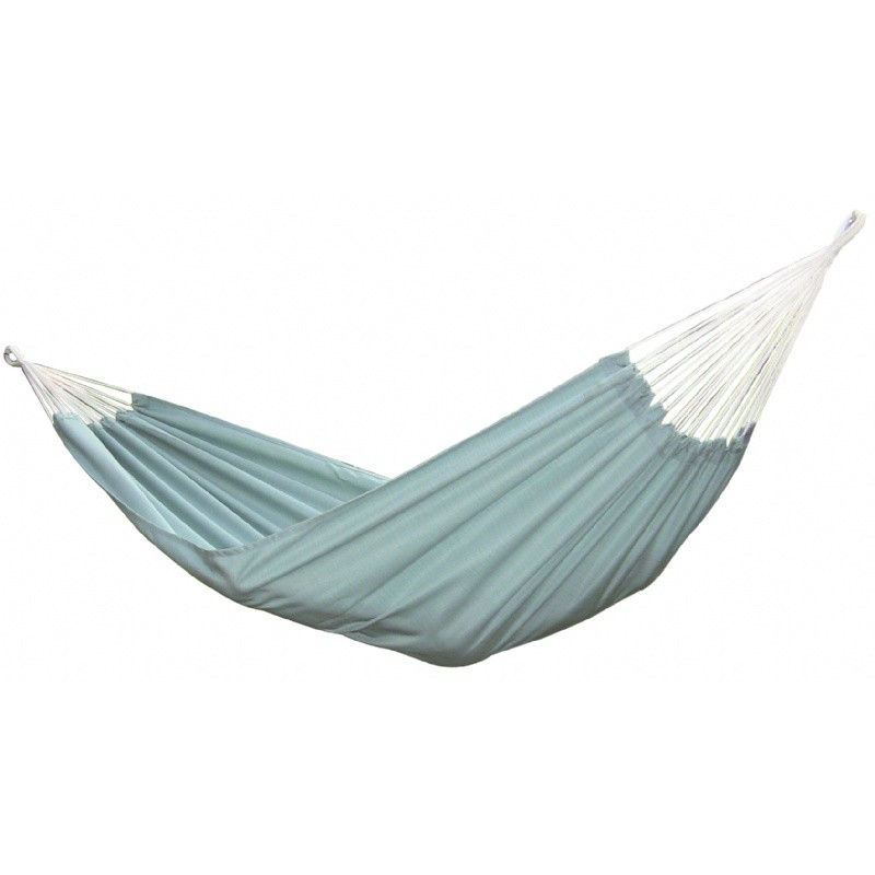 Outdoor Furniture: Hammocks: Brazilian Sunbrella® Hammock - Double (Celeste)