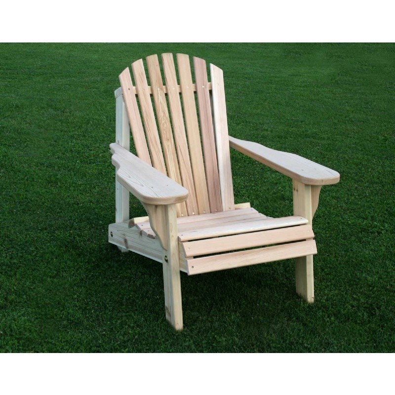 Outdoor Furniture: Adirondack Chairs: Cedar American Forest Adirondack Chair Natural