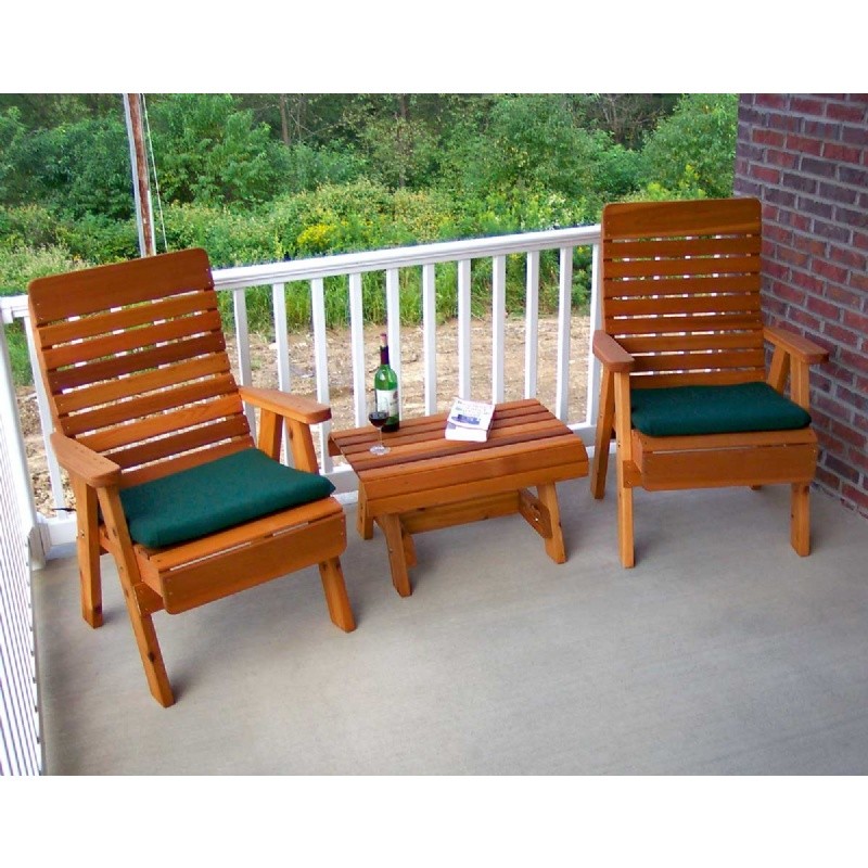 Outdoor Furniture: Club Chairs: Cedar Twin Ponds Chair Collection Natural